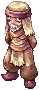 Old Man Rubbing His Back